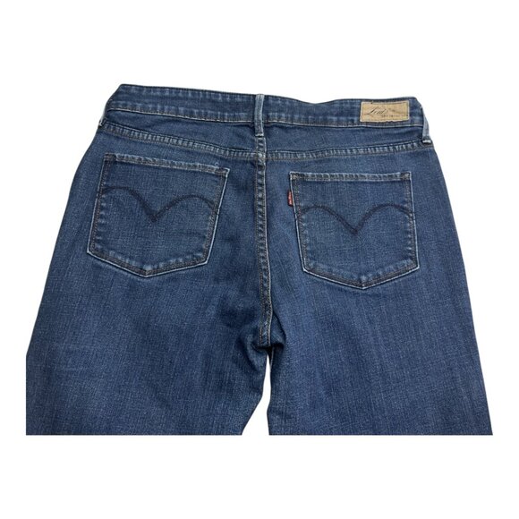 Levi’s Classic Bootcut Jeans Women’s Size 8L Blue Medium Wash Stretch Denim - Picture 4 of 15